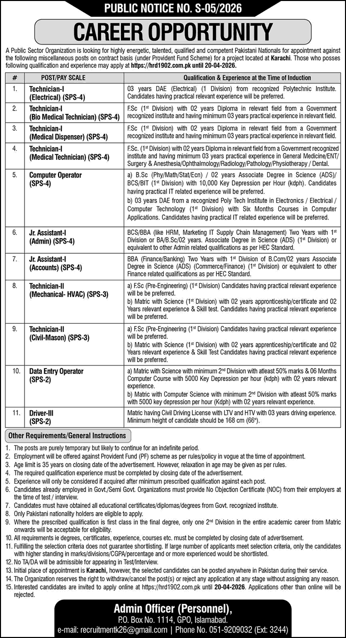 Pakistan Atomic Energy Commission PAEC Jobs 2026 